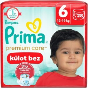 Prima Külot Bebek Bezi Premium Care 6 Numara (28 Adet) | En İyi Fiyat