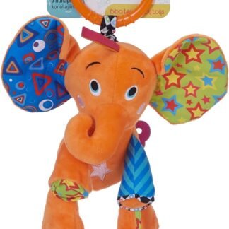 Biba Aktiviteli Fil Seyahat Arkadaşım - Titreşimli | Bebek Seyahat Oyuncağı