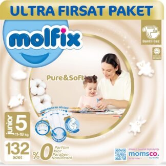 Molfix Pure & Soft Bebek Bezi 5 Beden (Junior) 132 Adet