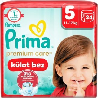 Prima Külot Bebek Bezi Premium Care 5 Numara (12-17 kg) - 34 Adet