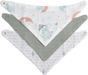 Gezenbebe Hero 3’lü Bebek-Çocuk Fular Önlük Seti Elephant – Avantajlı Set