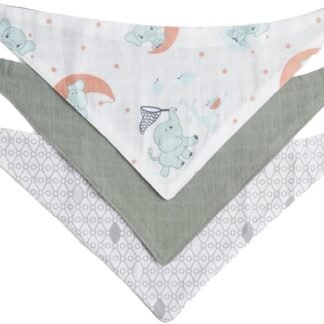 Gezenbebe Hero 3'lü Bebek-Çocuk Fular Önlük Seti Elephant - Avantajlı Set