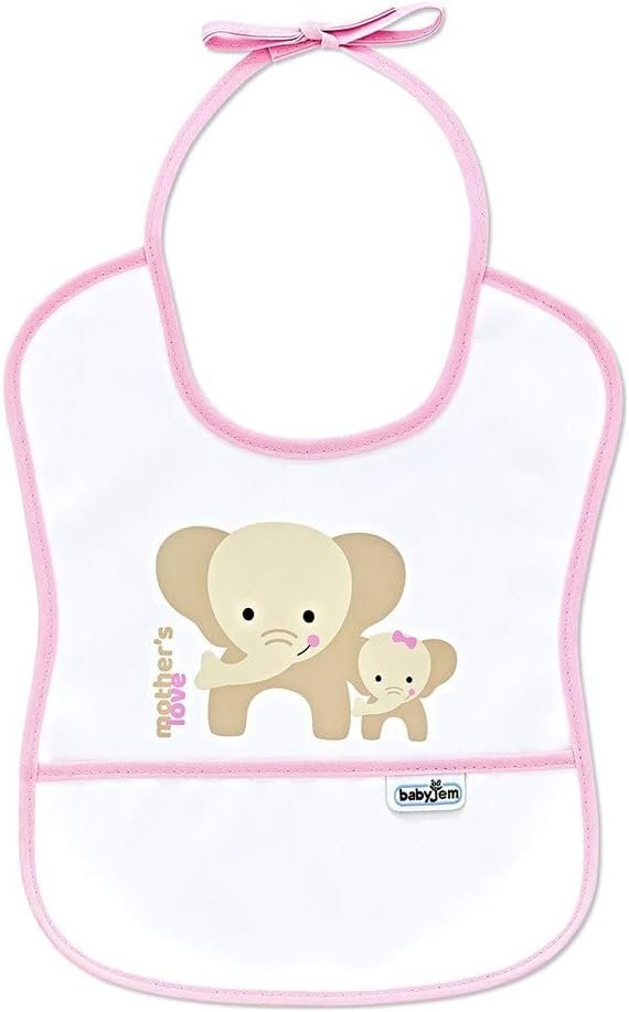 BabyJem Poli Muşamba Önlük Küçük Pembe - Ekonomik Seçim