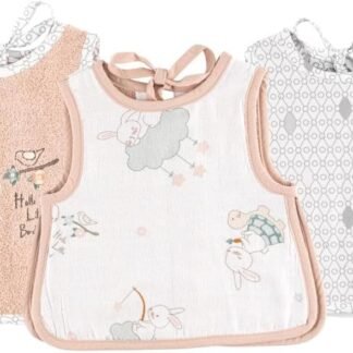 Gezenbebe Hero 3'lü Çocuk Önlük Seti Bunny - Avantajlı Set