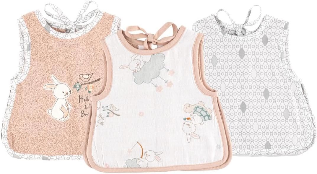 Gezenbebe Hero 3'lü Çocuk Önlük Seti Bunny - Avantajlı Set