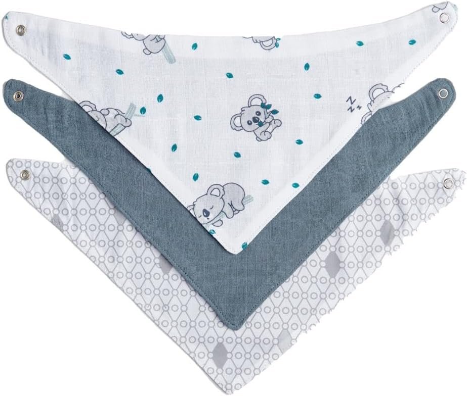 Gezenbebe Hero 3'lü Bebek-Çocuk Fular Önlük Seti Koala - Avantajlı Set