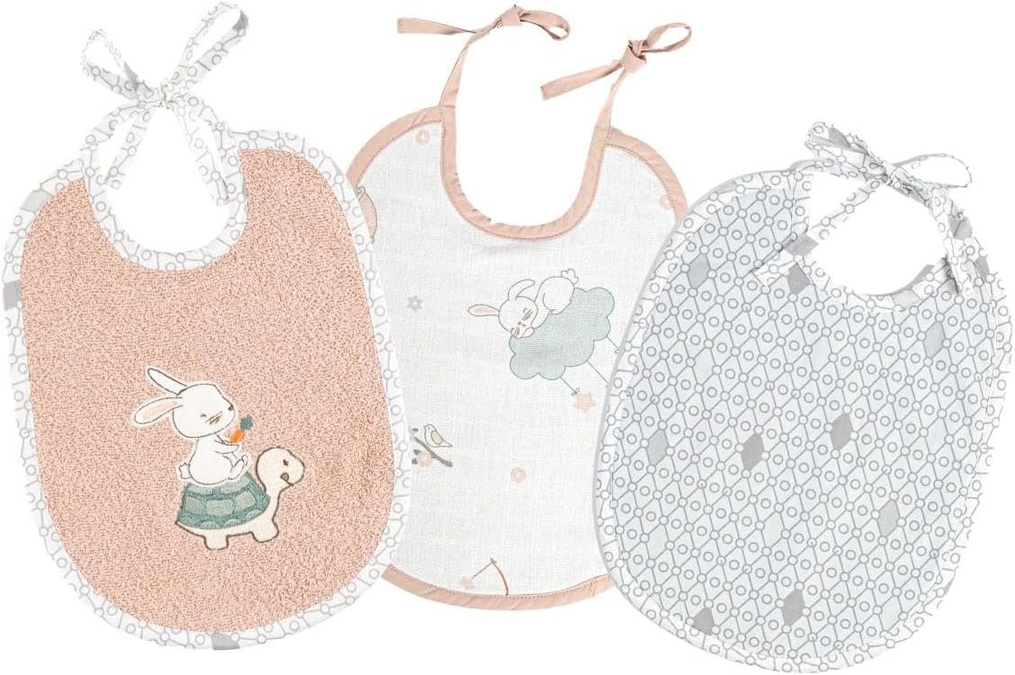 Gezenbebe Hero 3'lü Yenidoğan Bebek Önlük Seti Bunny - Avantajlı Set