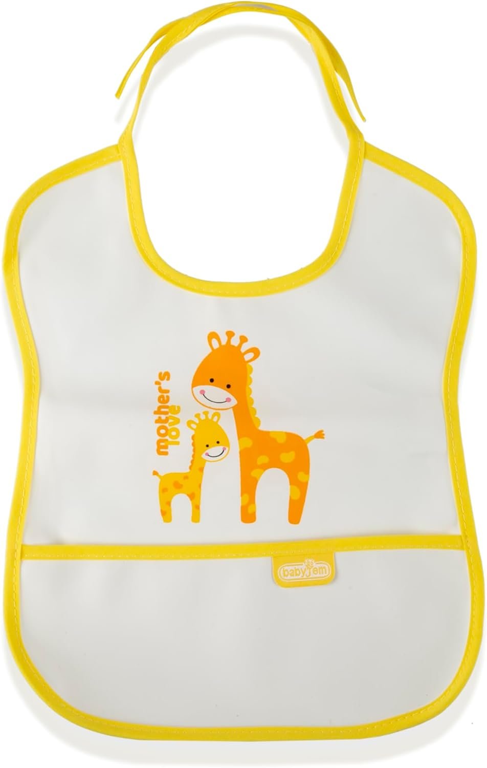 BabyJem Poli Muşamba Önlük Küçük Sarı - Ekonomik Seçim