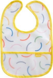 BabyJem Leke Tutmaz Önlük Sarı Gülen Yüz Ekonomik Seçim