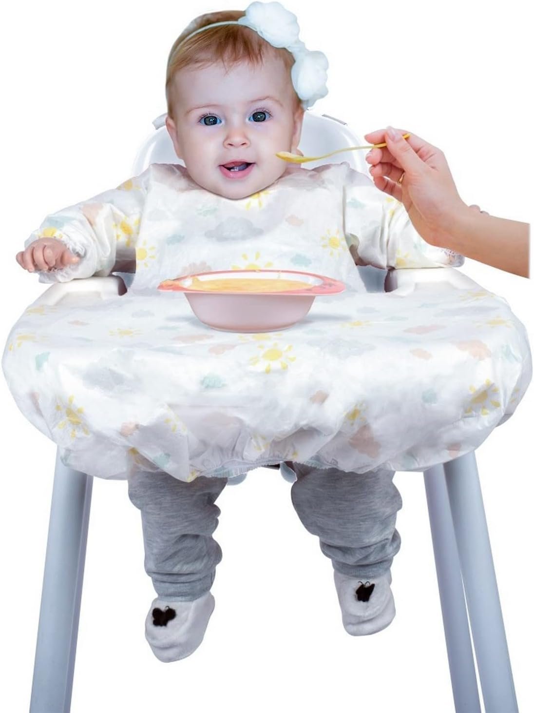 Sevi Bebe 5'li Kullan At Kollu Mama Sandalyesi Önlüğü Ekonomik Seçim