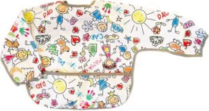 YORNİ Family Deluxe Uzun Kollu Bebek Mama Önlüğü – Ekonomik Seçim