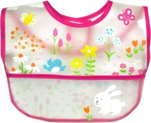 green sprouts I Play Baby 101361-251-25 Mama Önlüğü (Pembe, 9-18 Ay) – Günlük Kullanım